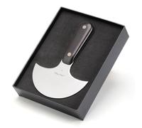 WUTA Couteau à effiler le cuir, outil à parer, acier inoxydable martensitique 420B, découpe professionnelle du cuir (2 pièces, main droite)