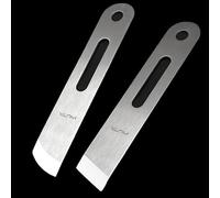 WUTA Couteau à effiler Le Cuir, Outil à parer, Acier Inoxydable martensitique 420B, découpe Professionnelle du Cuir (Set G-2 Stücke,Linke Hand)