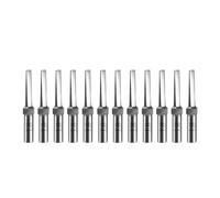 WUTA Lot de 12 perforatrices rondes pour cuir avec pointeau interchangeable - Outil multifonction pour couture et poinçonnage du cuir (tête hexagonale de 1,8 mm)