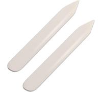 WUTA Plioir en os pour Papier, véritable Naturel plieur à Papier, Pliage précis,pour Bricolage, Polissage à la Main, Reliure de Livres et travaux manuels en Papier(A 2 pièces)