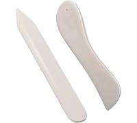 WUTA Plioir en os pour Papier, véritable Naturel plieur à Papier, Pliage précis,pour Bricolage, Polissage à la Main, Reliure de Livres et travaux manuels en Papier(A+B 2 pièces)