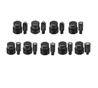 WUTA Presse à Boutons-Pression, Ensemble de Matrices Professionnelles pour Presse à œillets, Pince à œillets à Main pour Bricolage (3+4+5+6+7+8+9+10+12mm)