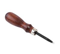 WUTA Professionnel Biseauteurs à Cuir - pour une Coupe Précise - Manche en Bois Ergonomique - Pour la Création en Cuir et la Rénovation(1.2mm)