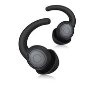 WUTAN Bouchon d'oreille pour Dormir Silicone Bouchons d'oreille Anti Bruit 2 Paires Bouchon d'oreille Confortable Réduction du bruit Bouchons d'oreilles pour Sommeil, Voyage en avion (Noir, S/L)