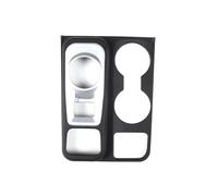 WUTBHGQXWIP ABS Compatible avec 2022 + Ford Maverick Console centrale cadre de changement de vitesse panneau de changement de vitesse garniture accessoires de voiture(Matte black silver)