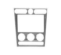 WUTBHGQXWIP Accessoires compatibles avec Ford Mustang GT 2005-2009 S197 : intérieur, console centrale, panneau CD, autocollant, garniture, cadre, décalcomanie(Style B(black))