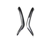 WUTBHGQXWIP Autocollant ABS Compatible avec Ford Fiesta 2009 - 13, accessoires de décoration intérieure, panneau de commande de fenêtres, poignée de porte(Black)