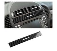 WUTBHGQXWIP Autocollant de Garniture en Fibre de Carbone Souple véritable Compatible avec Mercedes SLK R171 2004 2005 2006 2007 2008 2009 2010(Black LHD RHD B)