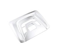 WUTBHGQXWIP Cadre de lampe de lecture for voiture compatible avec Toyota Corolla Cross XG10 2021-2023, en ABS, for feux avant, arrière et de toit. Autocollant de finition for lampe.(Silver)
