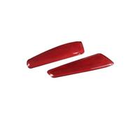 WUTBHGQXWIP Compatible avec 718 911 décoration intérieure en Fiber de carbone véritable sèche, accessoires de revêtement d'habillage de panneau latéral de siège noir(Red carbon)