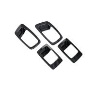 WUTBHGQXWIP Compatible avec BMW X3 X4 G01 G02 2022 : autocollants en fibre de carbone for boutons et grilles d'aération de climatisation, garniture de cadre.(Rear seat adjustment)