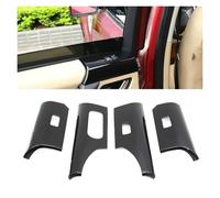 WUTBHGQXWIP Garniture adhésive décorative for panneau de porte intérieure en verre ABS compatible avec Land Rover Freelander 2 2007-2015(Black)