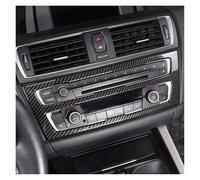 WUTBHGQXWIP Garniture de Cadre de Panneau de climatisation Automatique en Fibre de Carbone ABS for Console Centrale, Compatible avec BMW Série 1 F20 F21 F22 F23 2012-2018