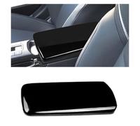 WUTBHGQXWIP Garniture de couvercle de panneau de boîte de rangement d'accoudoir de Console centrale de voiture en Fiber de carbone ABS Compatible avec Toyota Prius série 60 23-24(ABS black)