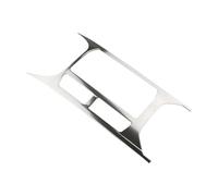 WUTBHGQXWIP Garniture de Couvercle de réservoir d'eau de Voiture Compatible avec T-ROC TROC 2018 2019 2020 2021 2022, Autocollants de Cadre de Panneau de Tasse de Console Centrale(Stainless Silver)