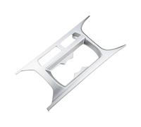 WUTBHGQXWIP Garniture de Couvercle de réservoir d'eau de Voiture Compatible avec T-ROC TROC 2018 2019 2020 2021 2022, Autocollants de Cadre de Panneau de Tasse de Console Centrale(Matte Silver)