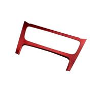 WUTBHGQXWIP Garniture de couverture autocollante for panneau de commutateur de climatisation de Console centrale de voiture, Compatible avec Ford Focus 3 MK3 2015 - 2018 LHD(A red)
