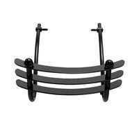 WUTBHGQXWIP Grille de Pare-Choc Avant de Moto, Coupe-Chou, râpe à Fromage, Compatible avec Harley Heritage Softail FLSTC FXST(Black)