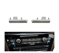 WUTBHGQXWIP Panneau de garniture de boutons de climatisation automobile, touches et plaque de remplacement compatibles avec BMW X5 X6 F15 F16 2014-2018(Left and Right 2pcs)
