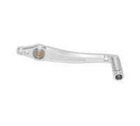 WUTBHGQXWIP Pédale de Changement de Vitesse réglable à Double roulement for Moto de Course, avec Repose-Pieds, Compatible avec Les Commandes reculées.(Right - Silver)