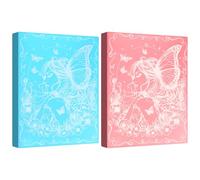 wutfuooo Lot de 2 livres de rangement pour peinture diamant A3, 60 pages, grand dossier d'art - Convient pour la peinture diamant de 30,5 x 40,6 cm