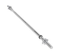 wuuhoo® Barre d'Haltère Rocco - 120cm / 150cm / 160cm / 180cm / 200cm Barre d'Haltère 30mm, Barre en Acier Chromé avec Fermeture Étoile - Capacité 150 kg 180 cm