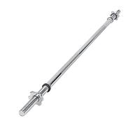 wuuhoo® Barre d'Haltère Rocco - 120cm / 150cm / 160cm / 180cm / 200cm Barre d'Haltère 30mm, Barre en Acier Chromé avec Fermeture Étoile - Capacité 150 kg 160cm