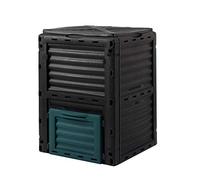 wuuhoo® Composteur thermique Rotti en plastique résistant aux intempéries - Composteur avec fentes d'aération, Pliable avec couvercle, 300 litres