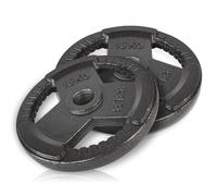 wuuhoo® Disques de poids Troy 30mm d'alésage, Poids pour barre d'haltères 2 pièces, Poids pour barres d'haltères de 1" pouce