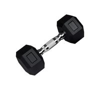 wuuhoo® Haltères Hexagonales Dorian 2,5-27,5 kg - Haltères Robustes en Fonte Gommée pour Entraînement de Force à Domicile, Poignée Ergonomique, Parfait pour le Home Gym, Disponible en Set de 2