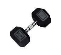 wuuhoo® Haltères Hexagonales Dorian 2,5-27,5 kg - Haltères Robustes en Fonte Gommée pour Entraînement de Force à Domicile, Poignée Ergonomique, Parfait pour le Home Gym, Disponible en Set de 2