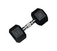 wuuhoo® Haltères Hexagonales Dorian 2,5-27,5 kg - Haltères Robustes en Fonte Gommée pour Entraînement de Force à Domicile, Poignée Ergonomique, Parfait pour le Home Gym, Disponible en Set de 2