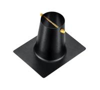 WUUISDNX Adaptateur de gouttière en aluminium pour chaîne de pluie, accessoire d'installation. Trou rond 5 cm (1,97 pouce) diamètre pour une installation extérieure efficace. Compatible avec les