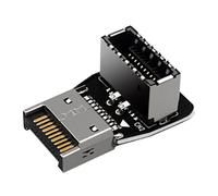 WUUISDNX Adaptateur USB coudé à 90° de Type E. Solution Pratique et Facile à Utiliser pour résoudre Les problèmes de câblage complexes. Interface Type E.