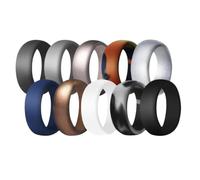 WUUISDNX Alliances en silicone pour une sécurité maximale, idéales pour les modes de vie actifs. Bague tendance en silicone, idée cadeau parfaite pour les cyclistes. Alliances caoutchouc, bijoux