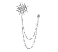 WUUISDNX Broche style rétro, bijoux, broches strass, étoile scintillante, l'accessoire idéal pour ajouter une touche d'éclat à vos tenues, épingles à nourrice, fermoirs, épingles vêtements pour