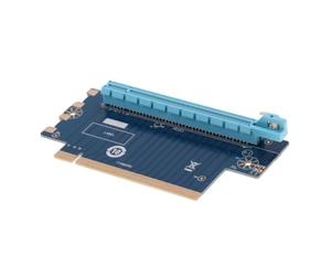 WUUISDNX Carte d'extension PCIe à 90 degrés avec convertisseur PCIe 16x : résistance pour aux Hautes températures et Excellente stabilité pour Les Applications Graphiques.