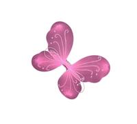 WUUISDNX Déguisement de fée léger pour Spectacle de Carnaval, Costume Papillon pour Enfants Filles, Cadeau, déguisement d'aile fée, Cosplay, Carnaval, Rose, 35 x 42 cm