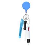 WUUISDNX Ensemble stylo infirmière multifonction pour les tâches quotidiennes. Outils d'écriture fluides et porte-badge portable inclus. Fabriqué avec des matériaux de qualité supérieure pour une