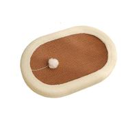 WUUISDNX Griffoir Ovale Confortable pour Chat, idéal pour satisfaire Les Instincts de griffage des Chats et protéger Vos Meubles. Convient à Une Utilisation intérieure et extérieure.