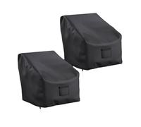 WUUISDNX Housse de Chaise de Jardin avec Cordons Serrage pour Un Ajustement Facile, pour assurant Un séchage et Une température constante. Couleur : Noir, Noir, 30 po x 27 po x 36