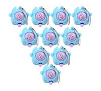 WUUISDNX Jeu de devinettes élégant Pierre-Feuille Ciseaux - Jouet interactif unique pour enfants - Idée cadeau originale pour un anniversaire - Porte-clés Pierre-Feuille Ciseaux - Jouet pour filles