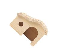 WUUISDNX Labyrinthe en Bois pour Hamsters Nains : Un Espace de Couchage Unique où se Sentir en sécurité et à l’aise. Convient également pour aux Hamsters syriens, Rats, Souris, cochons