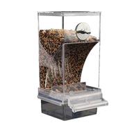 WUUISDNX Mangeoire à Oiseaux Transparente avec caméra pour Nourrir Les Oiseaux en Acrylique, tournesols, cœurs, Nourriture pour Oiseaux, 20 kg de Farine et vers de Terre pour Oiseaux de Jardin