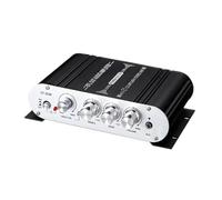 WUUISDNX Mini caisson de basses Clear & Audio Power 12 V avec système mono pour tous vos besoins d'écoute. Compatible avec les téléphones. Amplificateur de basses stéréo. Alliage d'aluminium