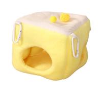 WUUISDNX Nid Douillet et Chaud pour Hamster et Cochon d'Inde, lit-Grotte pour assurant Un Environnement Confortable et sûr pour se détendre Toute l'année. Joli lit pour Hamster et Petits Animaux.