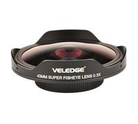 WUUISDNX Objectif Angle : Un Rendu visuel Unique pour Les caméscopes. Panorama produisant des Images époustouflantes à 180 degrés, 43MM