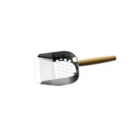 WUUISDNX Pelle à litière Professionnelle pour Chat, tamisage, Structure ajourée en Acier Inoxydable, Outil Facile à Nettoyer. Matériau : Acier Inoxydable.