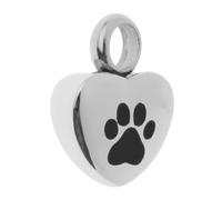 WUUISDNX Pendentif urne funéraire en forme de cœur avec pendentif souvenir, bijou étanche pour conserver les précieux souvenirs de vos animaux compagnie amis près du cœur. à votre animal