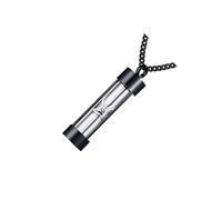 WUUISDNX Pendentif urne funéraire unique en forme de larme, contenant des cendres en souvenir, pour célébrer un être cher disparu. Pendentif urne acier inoxydable et verre transparent forme de